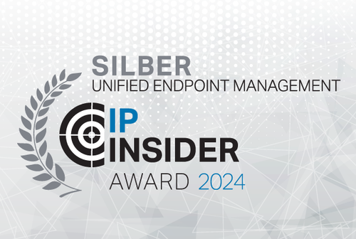 IP Insider Award 2024 silberner Hintergrund 