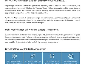 Betriebssystem und Treiber updaten - ohne WSUS