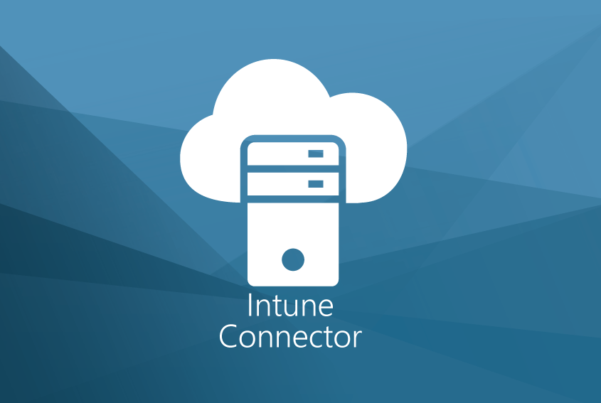 Icon Intune Connector blauer Hintergrund