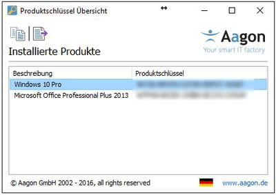Windows Key Viewer Screenshot