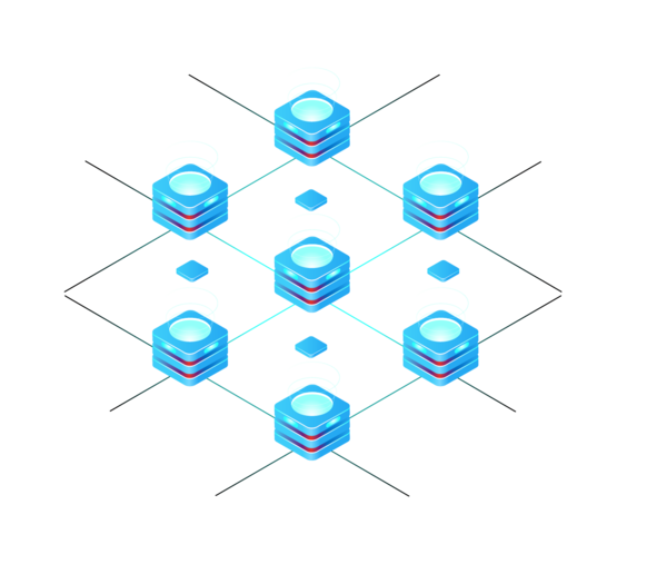 Connect Icon Blau