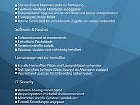 Checkliste „Homeoffice mit ACMP“