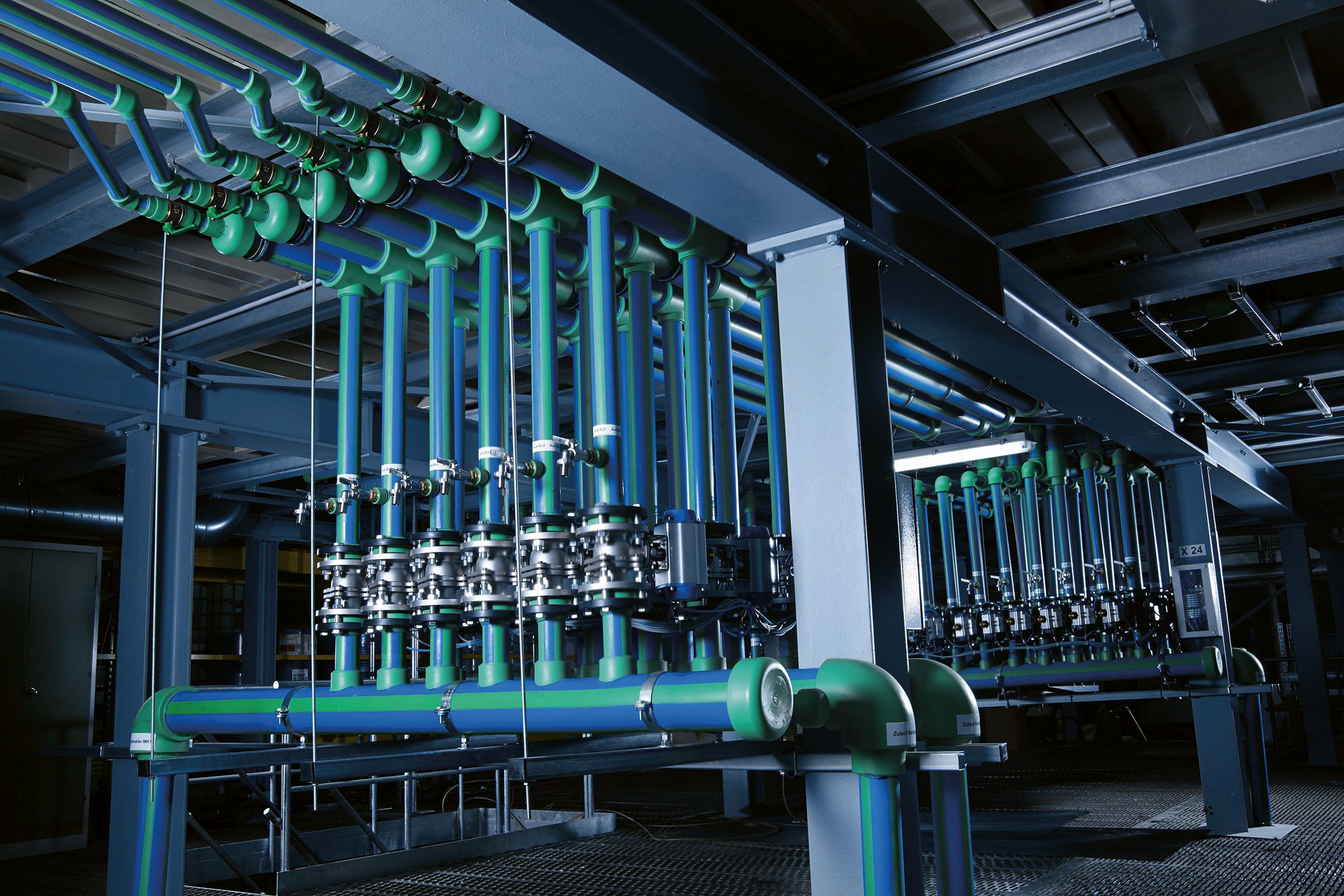 Interior shots at Aquatherm