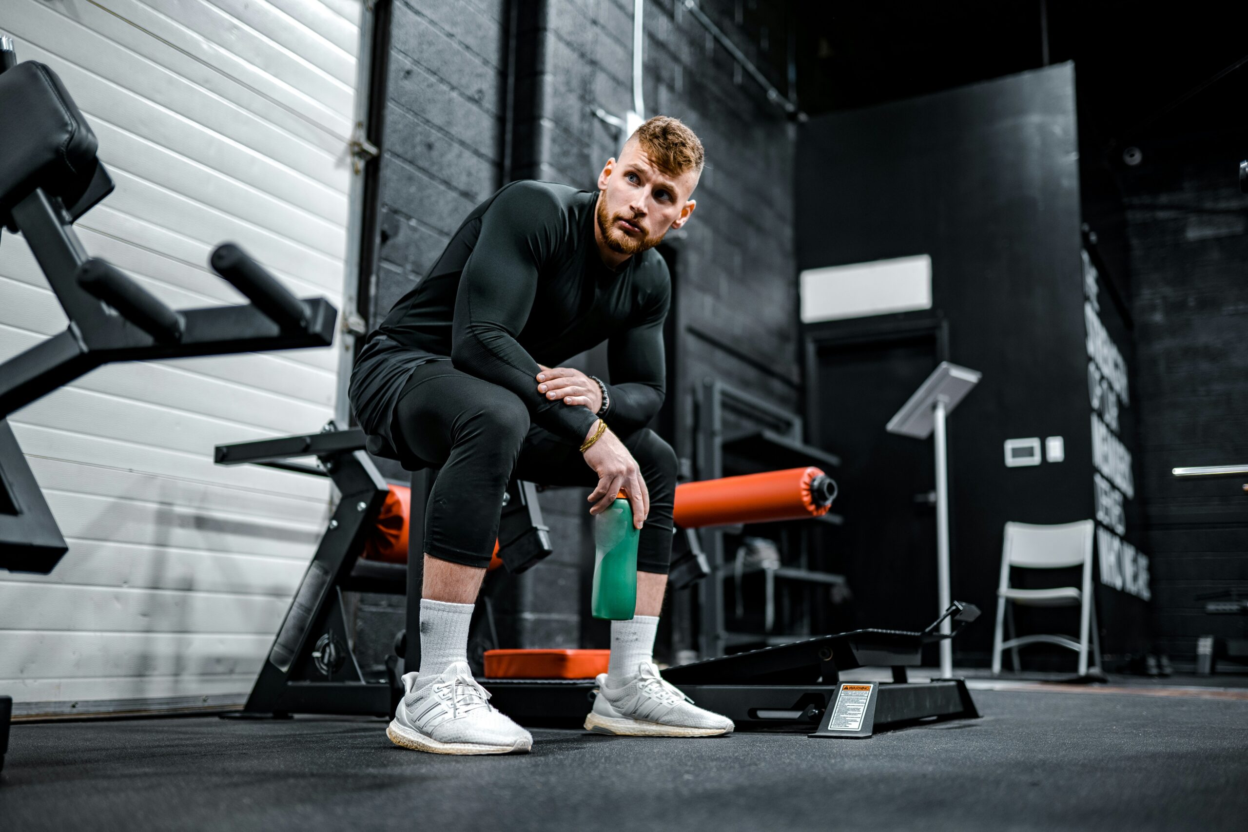 A man in the gym