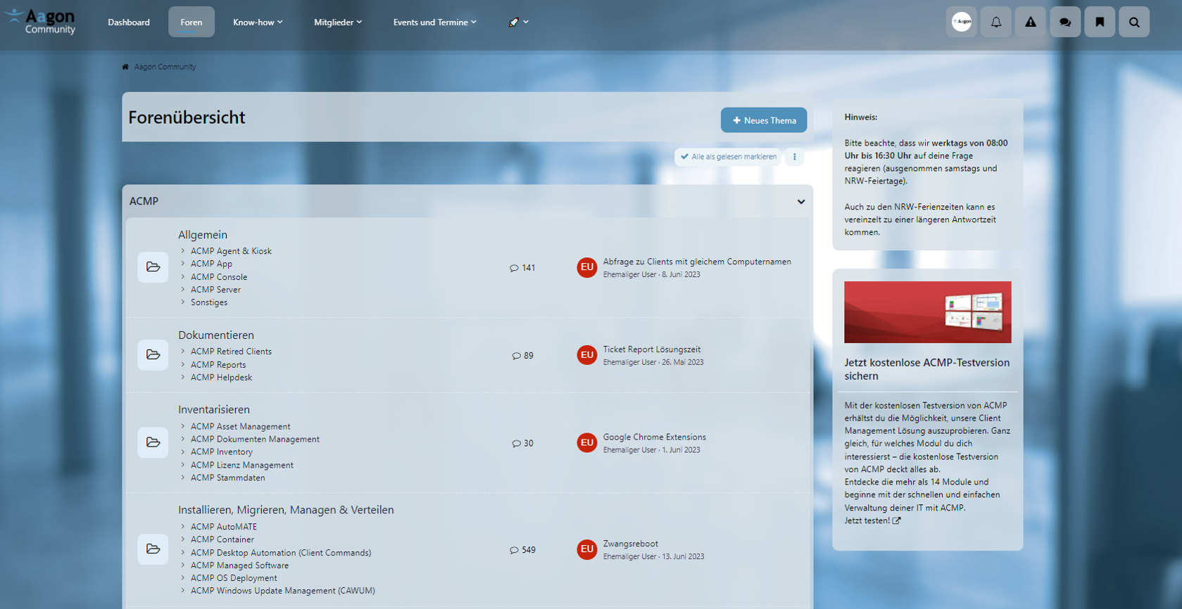 Community_Forum overview